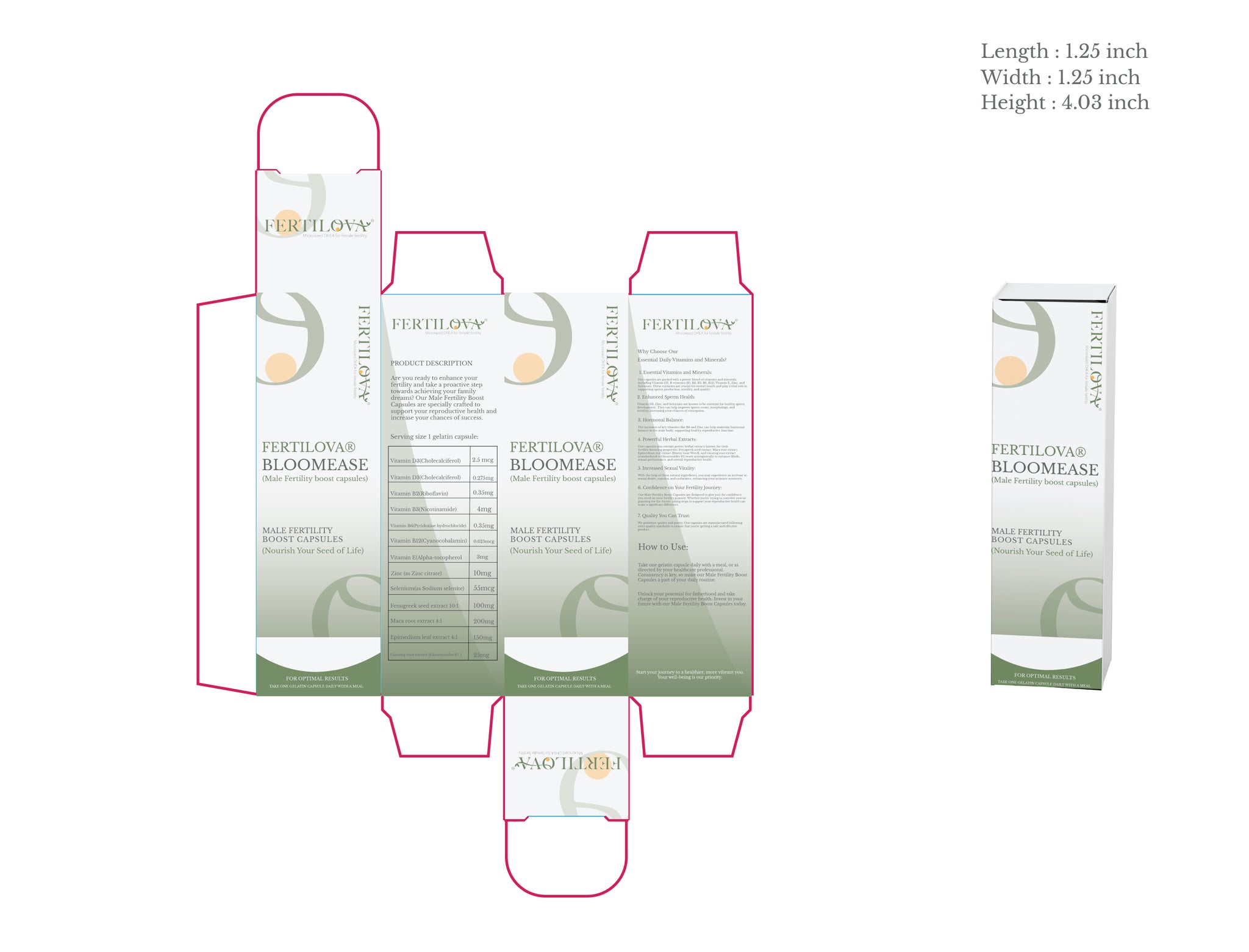 Fertilova® - Bloomease (Male Fertility boost capsules)